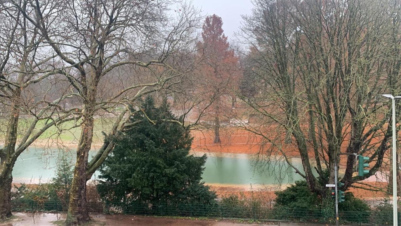 Moebliertes Wohnung Am Geroweiher Moenchengladbach Exteriör bild